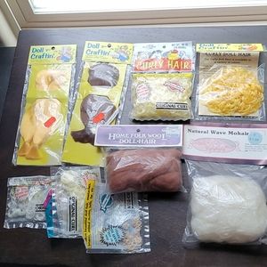 Vintage Doll Hair mostly sealed bundle